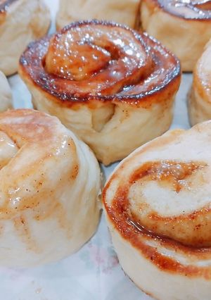 30分で完成!フライパンでシナモンロール-レシピのメイン写真