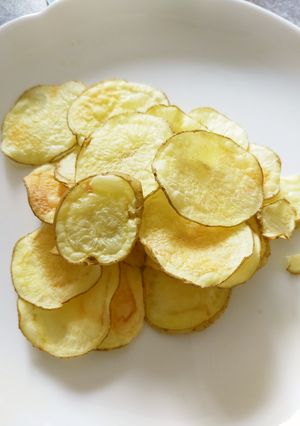 油不使用！手作りポテトチップス-レシピのメイン写真