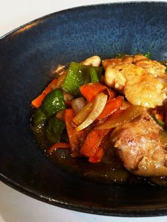 鶏と野菜のにんにく甘酢炒め-レシピのメイン写真