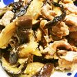 豚肉と茄子のレンチンオイスターソース炒め