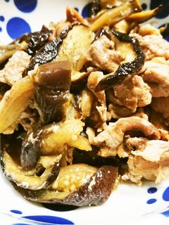 豚肉と茄子のレンチンオイスターソース炒め-レシピのメイン写真