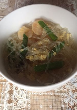 アスパラ入り中華春雨-レシピのメイン写真