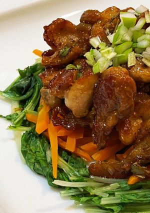 カリカリ豚と温野菜-レシピのメイン写真