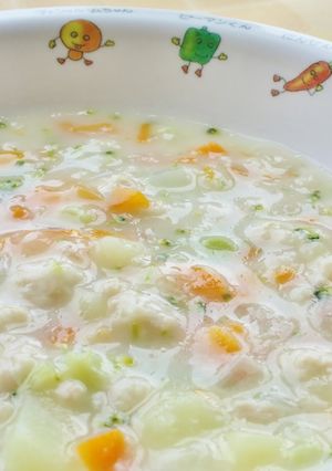 【離乳食 中期】ミルクポタージュ-レシピのメイン写真