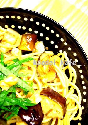 ◆　ナス ＆　くるみ　パスタ　◆-レシピのメイン写真