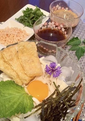 さっぱり涼しく☆ 絶品!うまタレきしめん-レシピのメイン写真