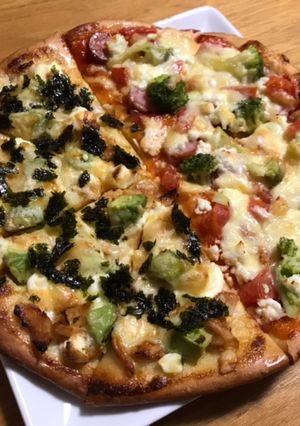 全粒粉入りピザ生地-レシピのメイン写真
