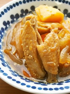手羽中で♪胡麻肉じゃが風煮♪-レシピのメイン写真