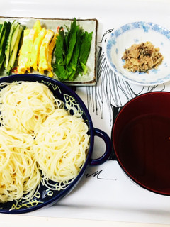 夏バテ防止!サバそうめん-レシピのメイン写真