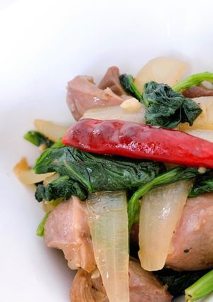 韓国料理 タットンチプ 砂肝炒め-レシピのメイン写真