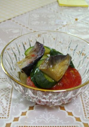 茄子とトマトのマリネ-レシピのメイン写真