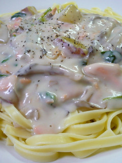 ◇秋の味覚たっぷり☆クリームパスタ◇-レシピのメイン写真