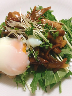 鶏ごぼう丼〜自家製温泉たまごを添えて〜-レシピのメイン写真