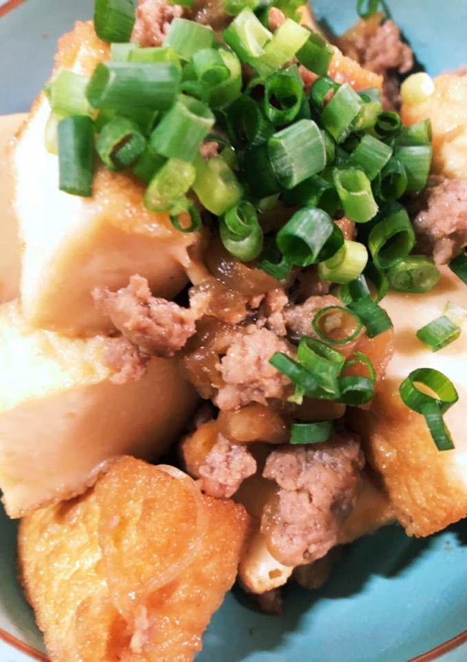 厚揚げと豚ひき肉の炒め煮-レシピのメイン写真