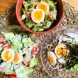 煮卵で麺・丼・サラダ