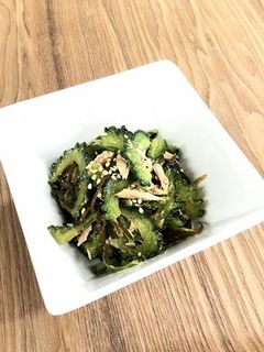 ゴーヤーの塩こんぶ和え-レシピのメイン写真