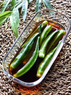 アレンジ自在!オクラの麺つゆ漬け-レシピのメイン写真