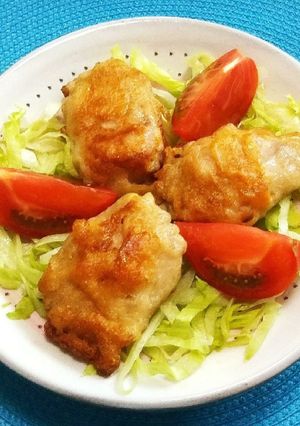 簡単♪チキンのお好み焼き粉の衣焼き-レシピのメイン写真