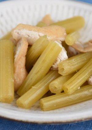 フキと油揚げ煮-レシピのメイン写真