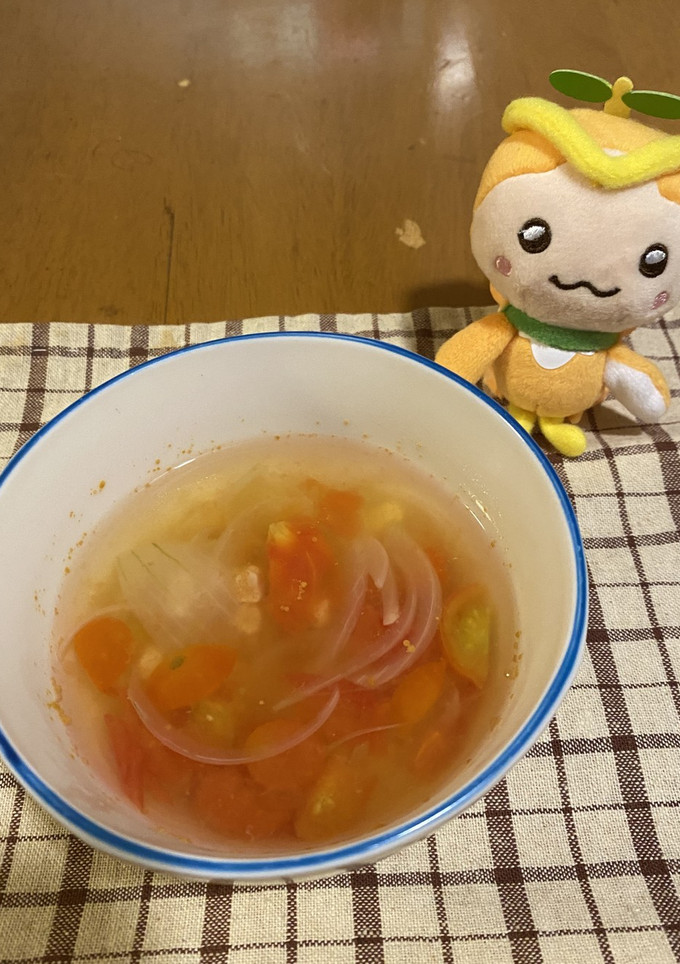 トマトと玉ねぎのスープ-レシピのメイン写真