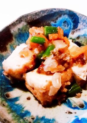 厚揚げのひき肉餡〖幼児〗-レシピのメイン写真