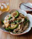 ボリューム満点♪ゴーヤと豚肉の味噌炒め