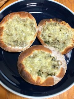 簡単!餃子皮のしそジャコチーズピザ風-レシピのメイン写真
