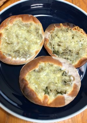 簡単！餃子皮のしそジャコチーズピザ風-レシピのメイン写真