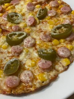 オートミールでなんちゃってクリスピーピザ-レシピのメイン写真