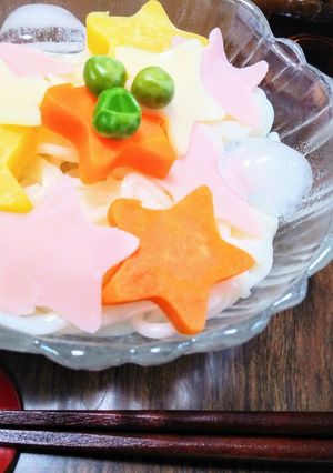七夕☆お星さまそうめん☆簡単☆美味しい-レシピのメイン写真