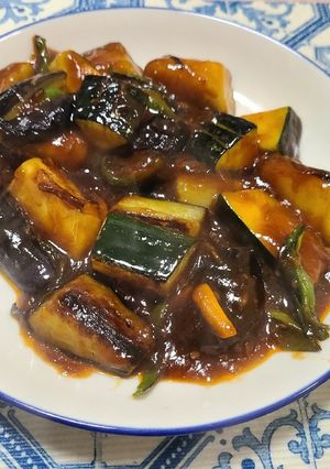麻婆茄子の素で簡単★麻婆ズッキーニ-レシピのメイン写真