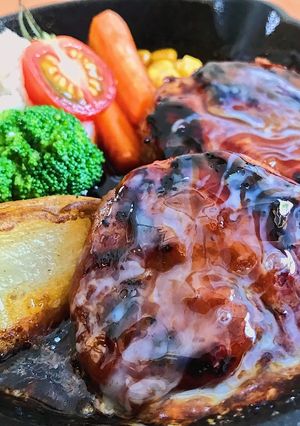 ハンバーグ味変アレンジ〜某人気店の味!?-レシピのメイン写真