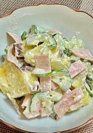 サツマイモでポテトサラダ・チーズ入り-レシピのメイン写真