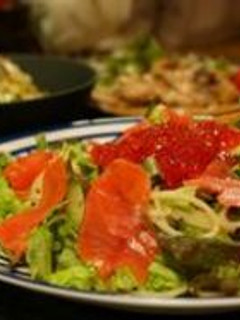 いくらとサーモンの冷製パスタ♪-レシピのメイン写真