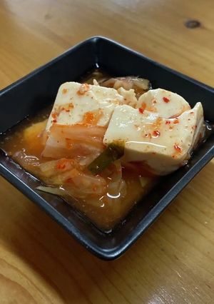 簡単☆キムチとうふ-レシピのメイン写真