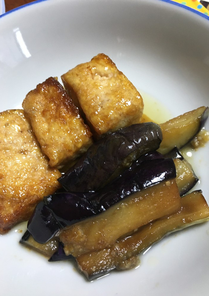 旨い❣️揚げ豆腐とナスの甘酢炒め-レシピのメイン写真