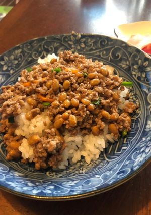スタミナ満点!納豆そぼろ丼-レシピのメイン写真