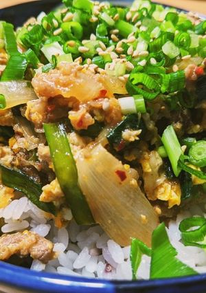 箸が止まらない！キム玉牛丼-レシピのメイン写真