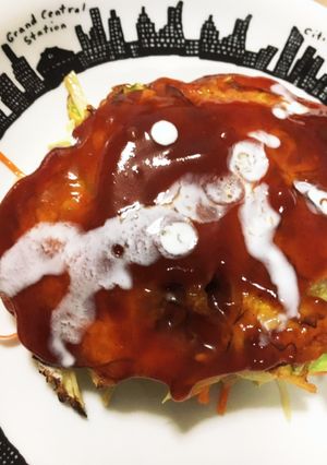 栄養満点！洋風あさりお好み焼き-レシピのメイン写真