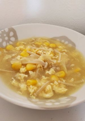 コーン風味のオニオンスープ-レシピのメイン写真
