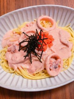 たらこクリームパスタ-レシピのメイン写真