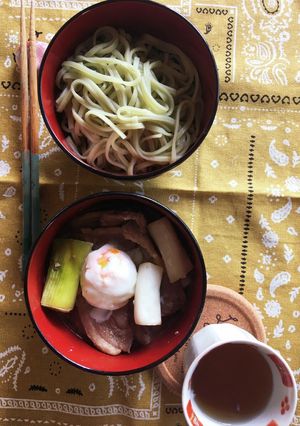 鴨ネギのつけ麺-レシピのメイン写真