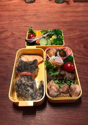 お弁当・・・95魚を食べるご飯ねこ-レシピのメイン写真