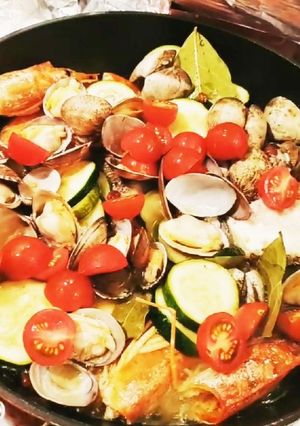 アクアパッツァ　旨味爆発 フライパン-レシピのメイン写真