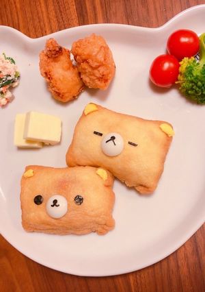 リラックマのいなり寿司-レシピのメイン写真