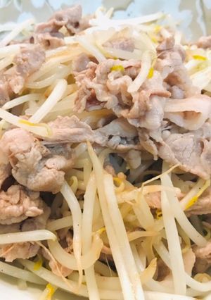 もやしたっぷり、もやしと豚肉の野菜炒め-レシピのメイン写真