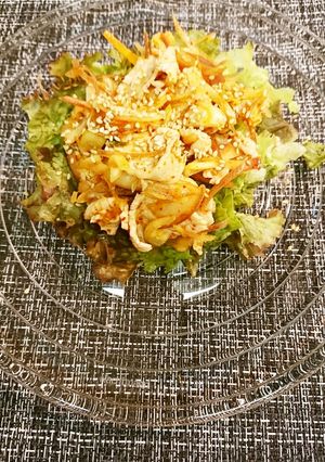 豚しゃぶとたっぷりみょうがキムチ和え-レシピのメイン写真