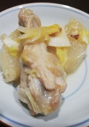 手羽元大根に白菜漬物-レシピのメイン写真