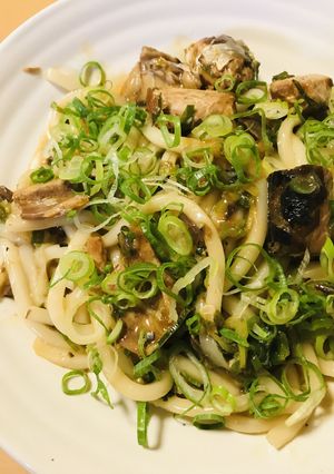 シンプル●サバ缶１つで作る焼きうどん-レシピのメイン写真