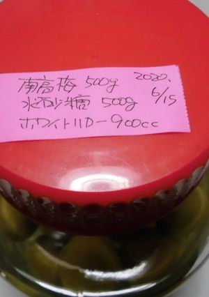 普通に梅酒-レシピのメイン写真